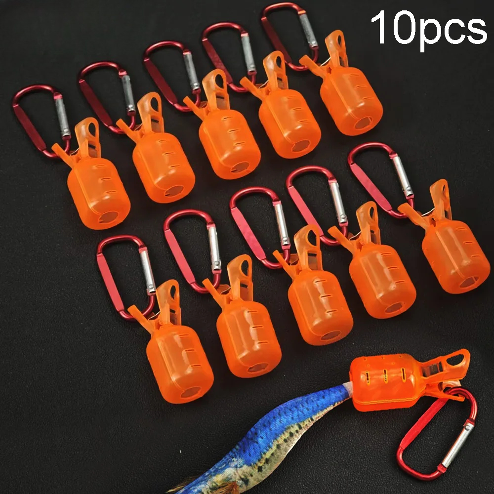 Fishing Lure Making Kit - 10pcs Squid Jig Hook Protector Case