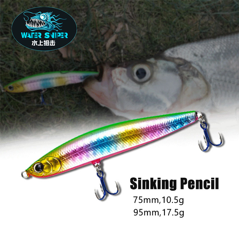 Fishing Lure Jerkbait - Water Sniper 10.5g 75mm Jerk Pencil