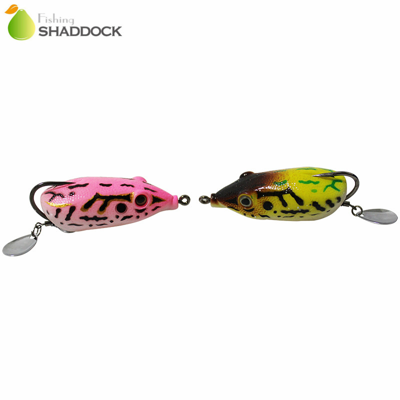 4pcs Rubber Soft Frog Fishing  - Fishing Lure Blade Bait recension och pris
