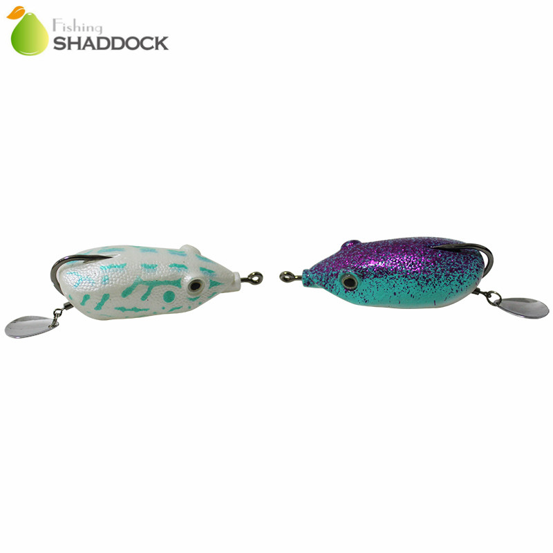 4pcs Rubber Soft Frog Fishing  - Fishing Lure Blade Bait recension och pris