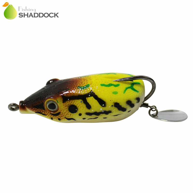 4pcs Rubber Soft Frog Fishing  - Fishing Lure Blade Bait recension och pris