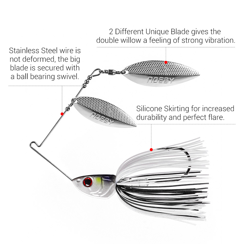 Noeby Spinnerbait 10.5g 14g 21 - Fishing Lure Spinnerbait recension och pris
