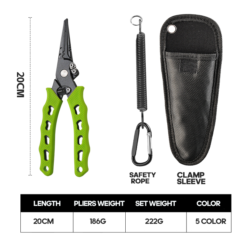 TAIYU 5-color stainless steel  - Fishing Lure Accessories recension och pris