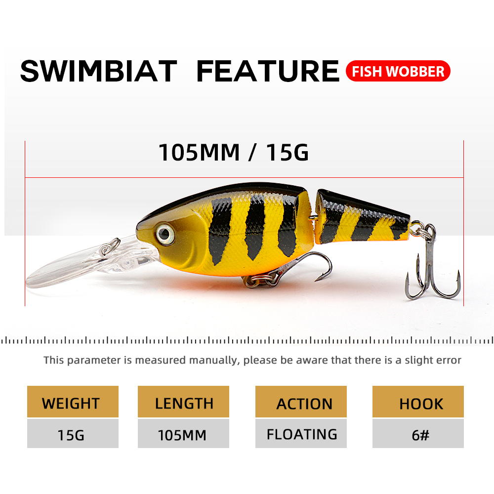 Agoie Deep Diving Crankbaits J - Fishing Lure Popper recension och pris