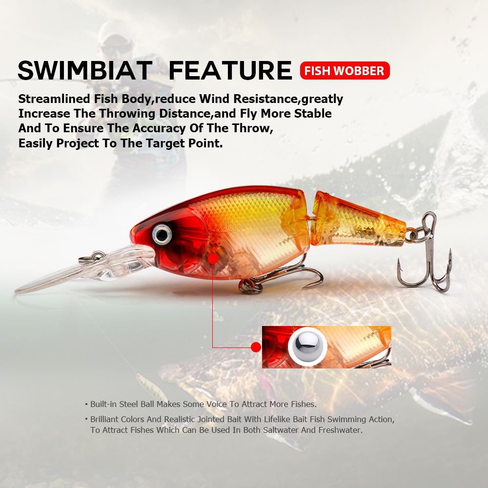 Agoie Deep Diving Crankbaits J - Fishing Lure Popper recension och pris