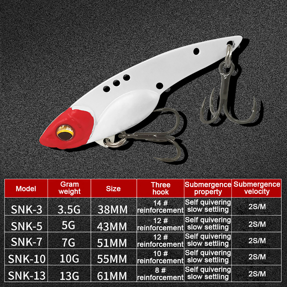GOBYGO 3.5G-13G Metal VIB Fish - Fishing Lure Crankbait recension och pris