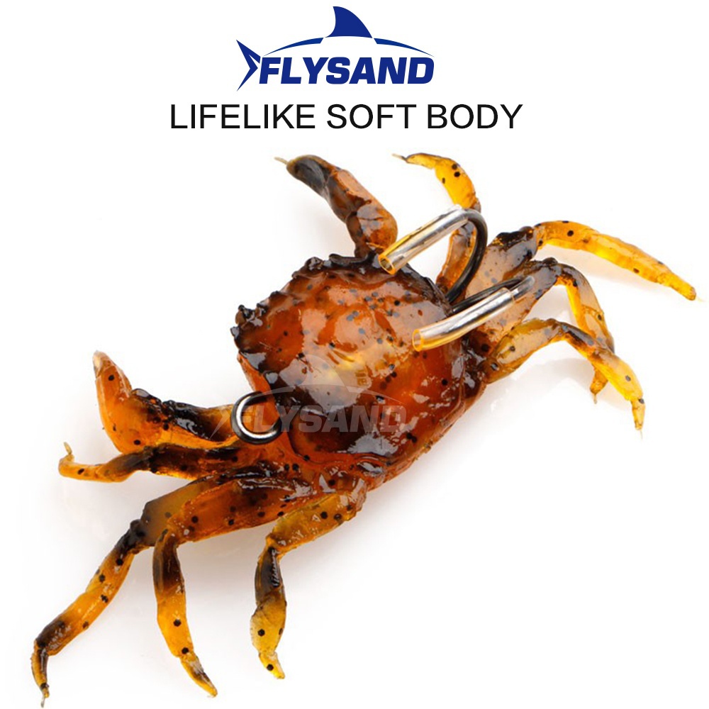 FLYSAND Bionic Crab Silicone S - Fishing Lure Soft Plastic recension och pris
