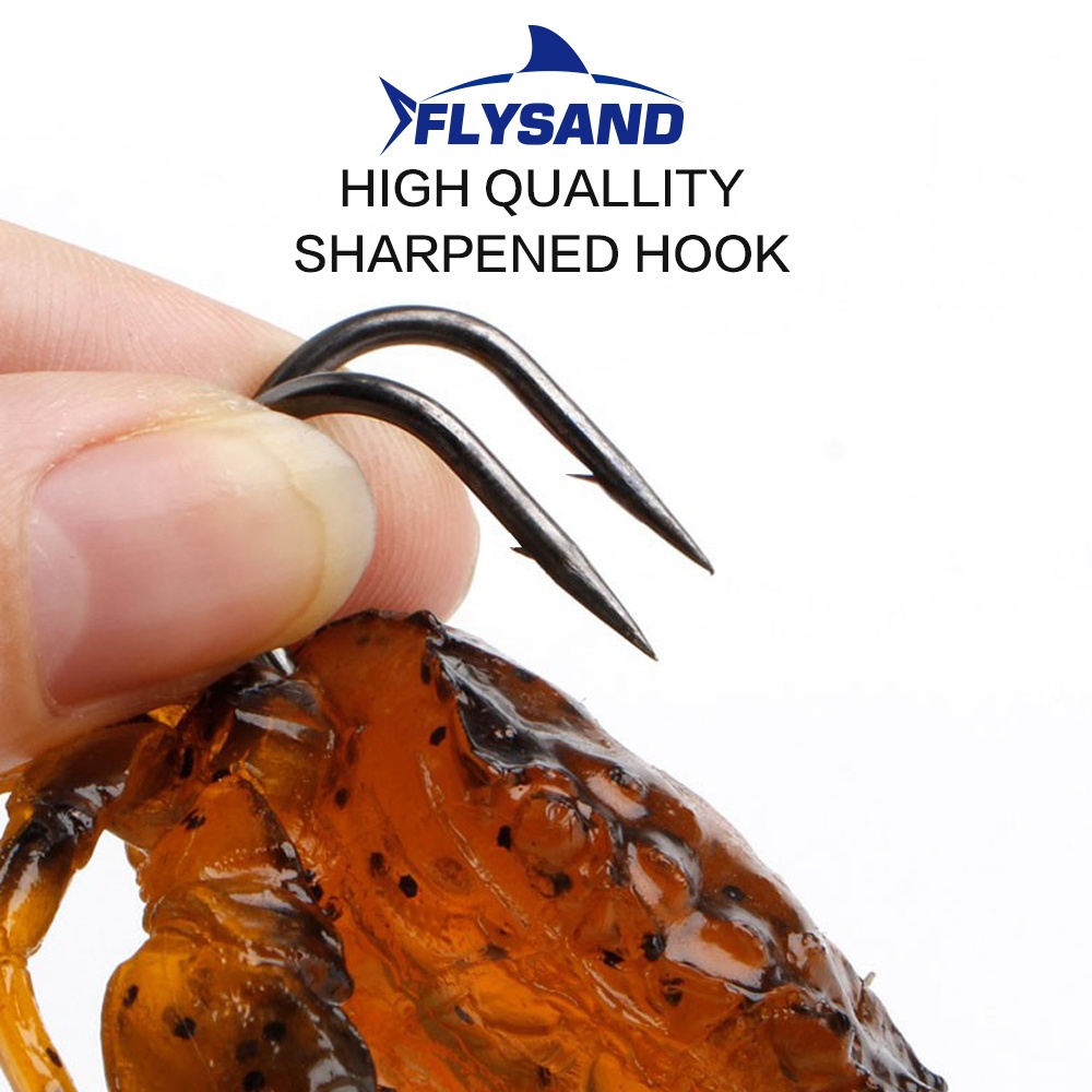 FLYSAND Bionic Crab Silicone S - Fishing Lure Soft Plastic recension och pris