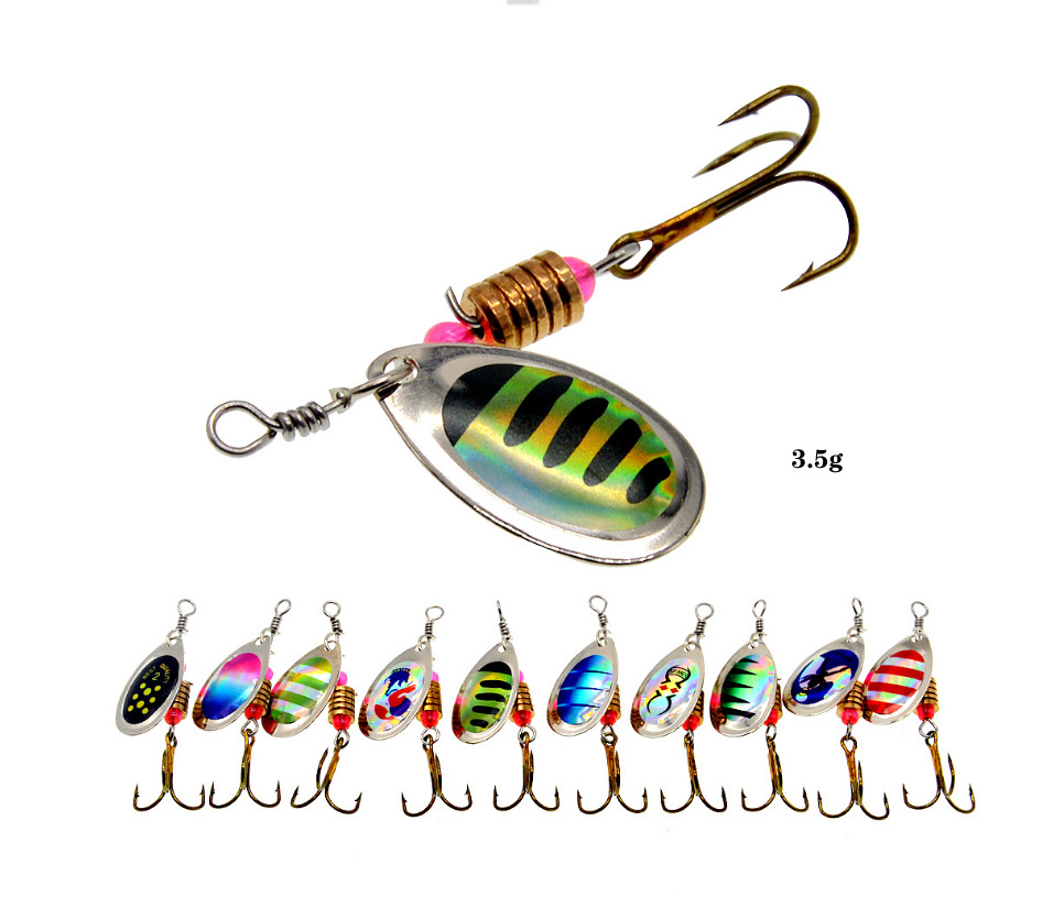 Newest Metal Spoon Spinner Fis - Fishing Lure Soft Plastic recension och pris