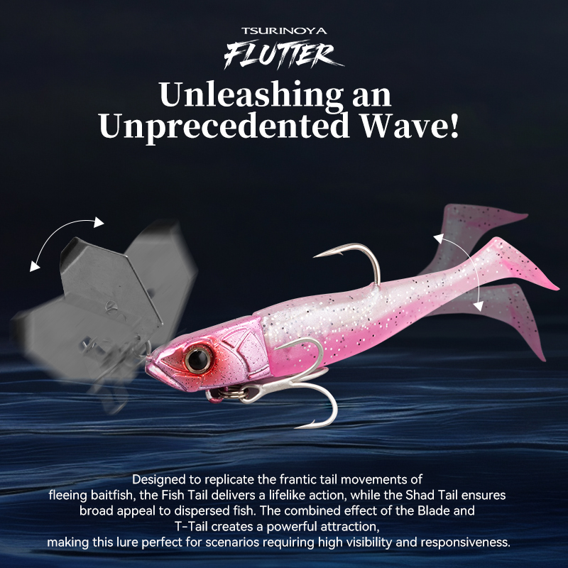 TSURINOYA FLUTTER 110mm 32g Lo - Fishing Lure Blade Bait recension och pris