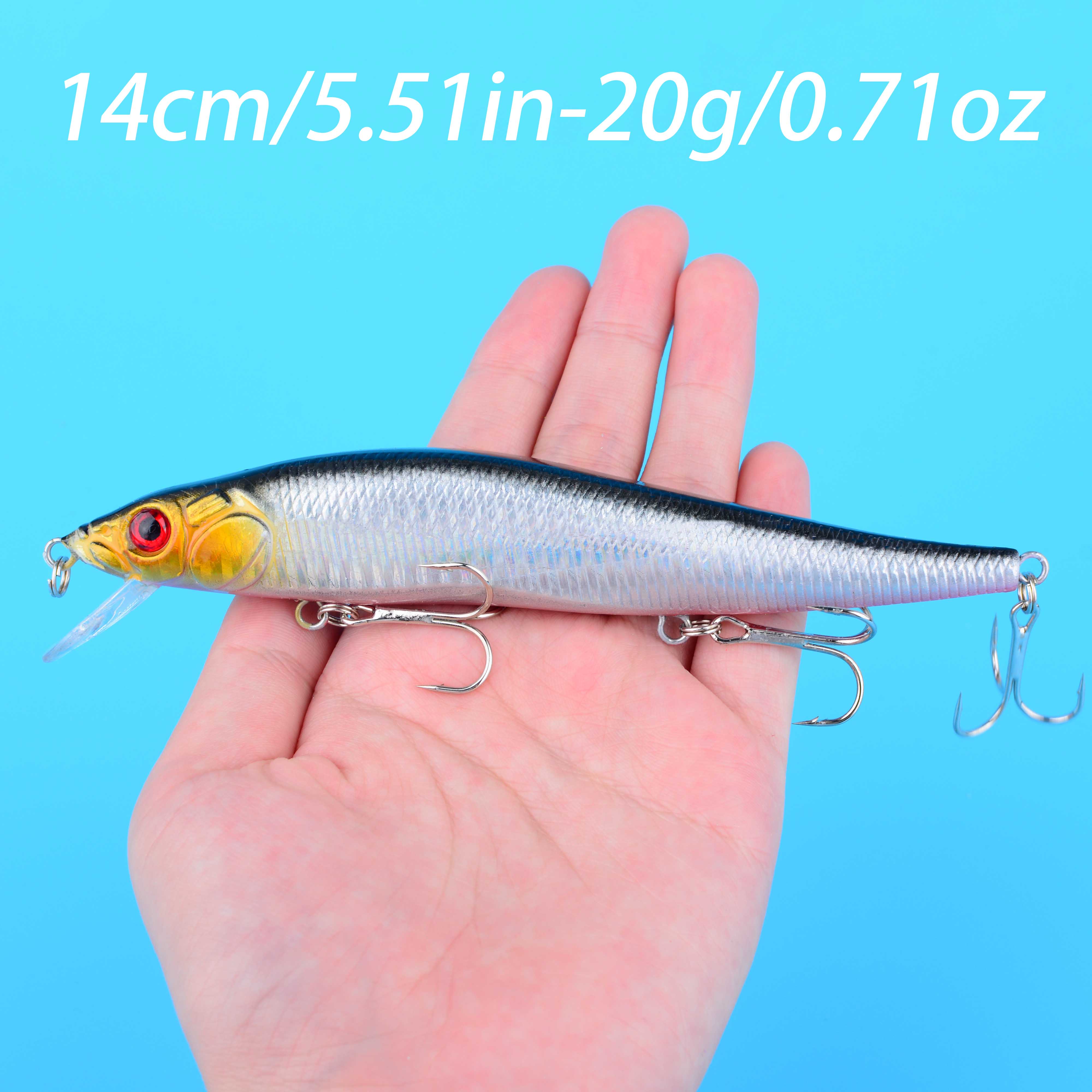 1pc Minnow Fishing Lure Floati - Fishing Lure Topwater recension och pris