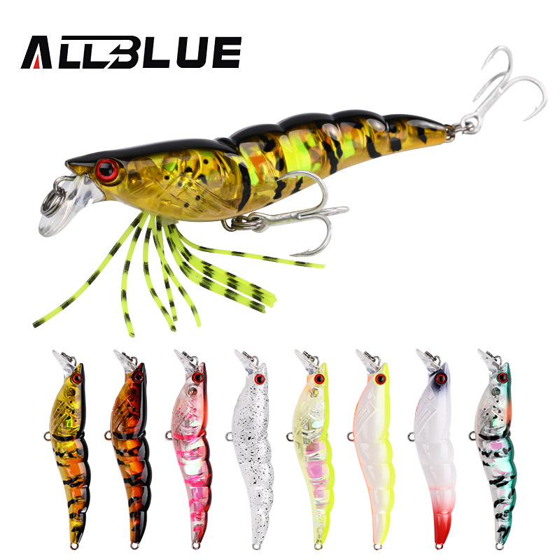 ALLBLUE 3D Flash Shrimp 70mm 7 - Fishing Lure Buzzbait recension och pris