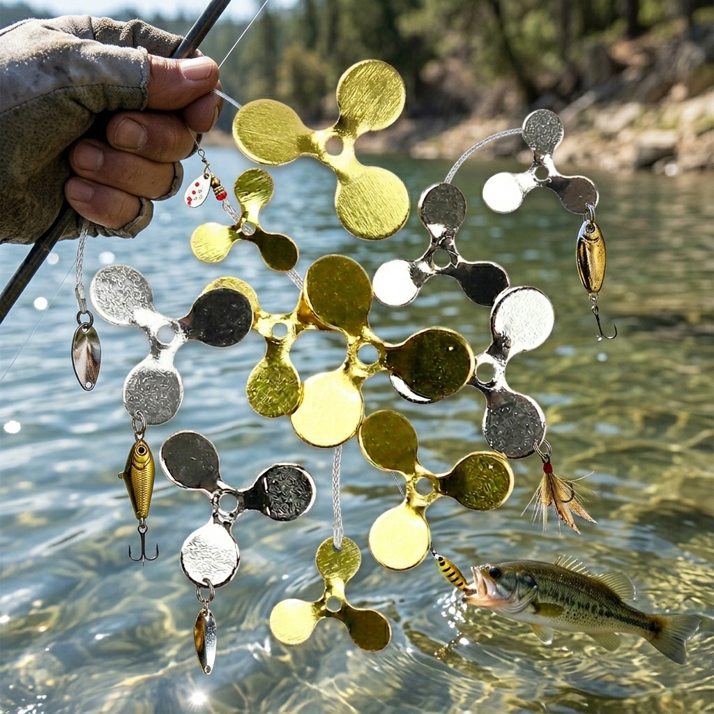 200Pcs 3-Blade Propeller Fishi - Fishing Lure Blade Bait recension och pris