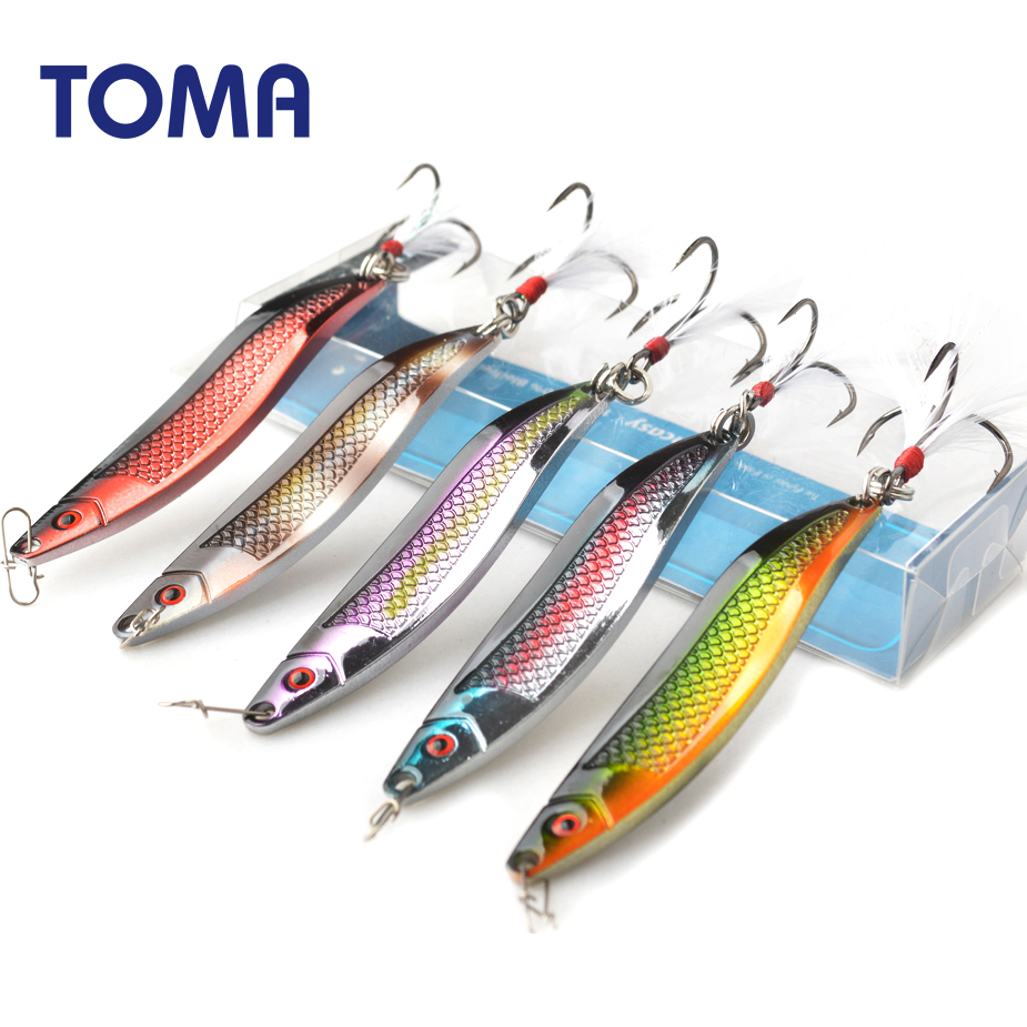TOMA Metal Zinc Spoon Fishing  - Fishing Lure Crankbait recension och pris