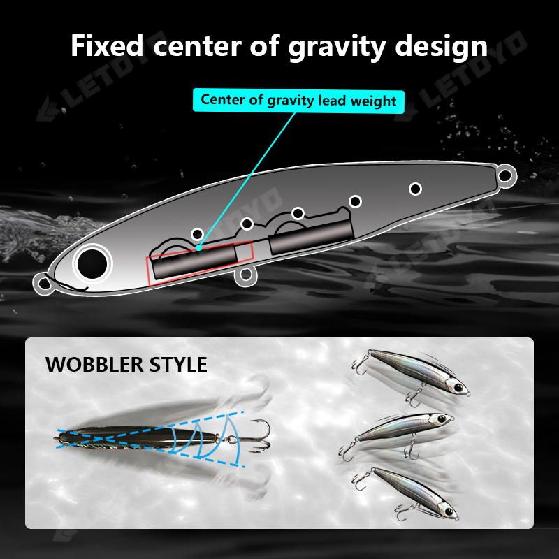 LETOYO Sinking Pencil 17g 12g- - Fishing Lure Making Kit recension och pris