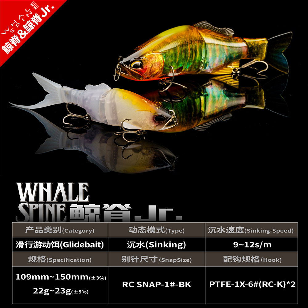 Ravencraft Whale-Spine JR 109m - Fishing Lure Popper recension och pris