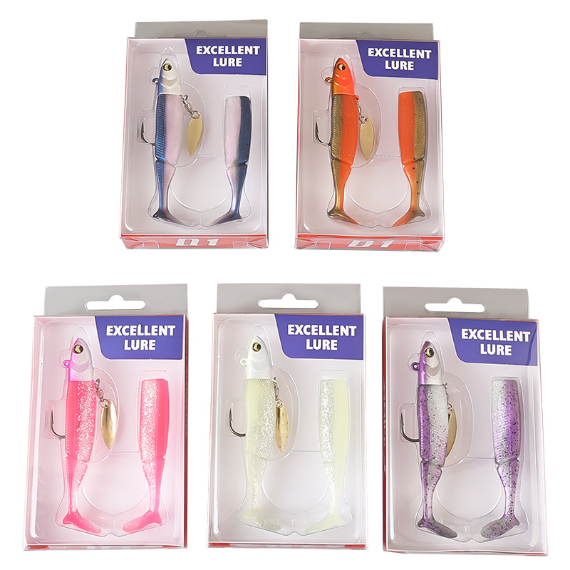 1Pcs Soft Swimbait Fishing Lur - Fishing Lure Blade Bait recension och pris