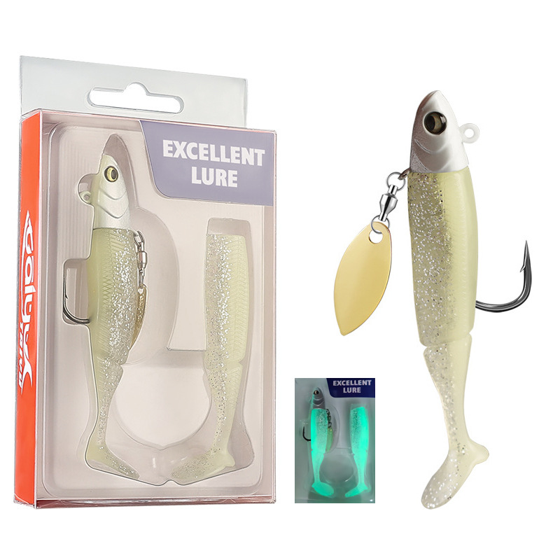 1Pcs Soft Swimbait Fishing Lur - Fishing Lure Blade Bait recension och pris