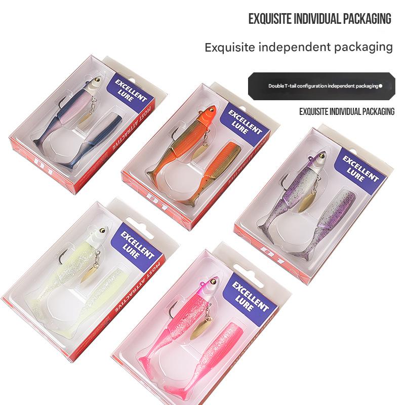1Pcs Soft Swimbait Fishing Lur - Fishing Lure Blade Bait recension och pris