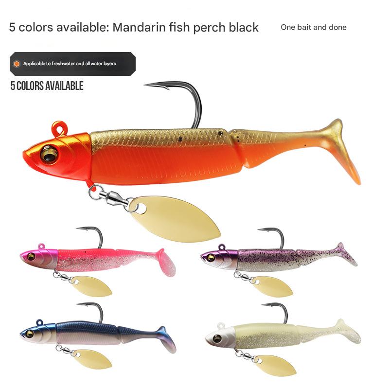 1Pcs Soft Swimbait Fishing Lur - Fishing Lure Blade Bait recension och pris