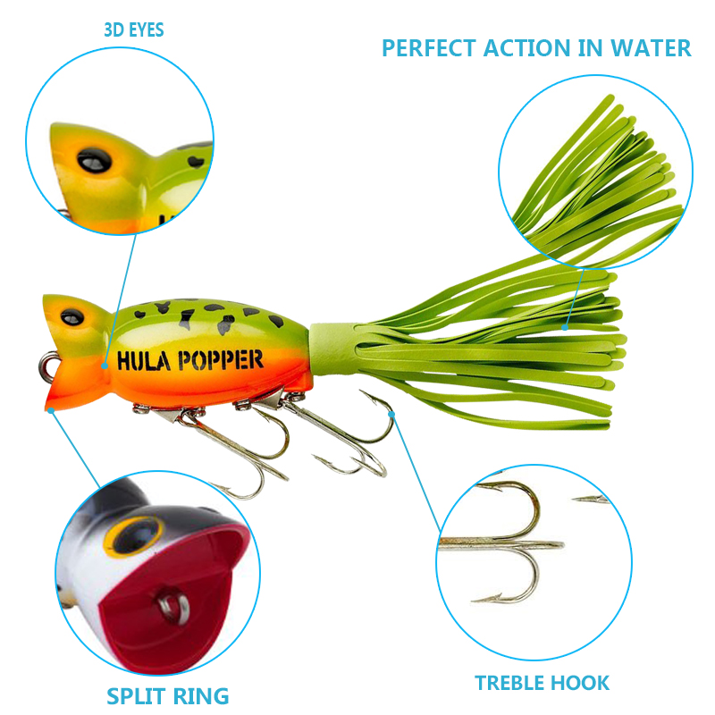 Artificia Hard Baits Mini Popp - Fishing Lure Popper recension och pris