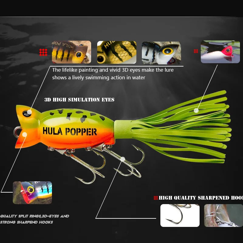 Artificia Hard Baits Mini Popp - Fishing Lure Popper recension och pris
