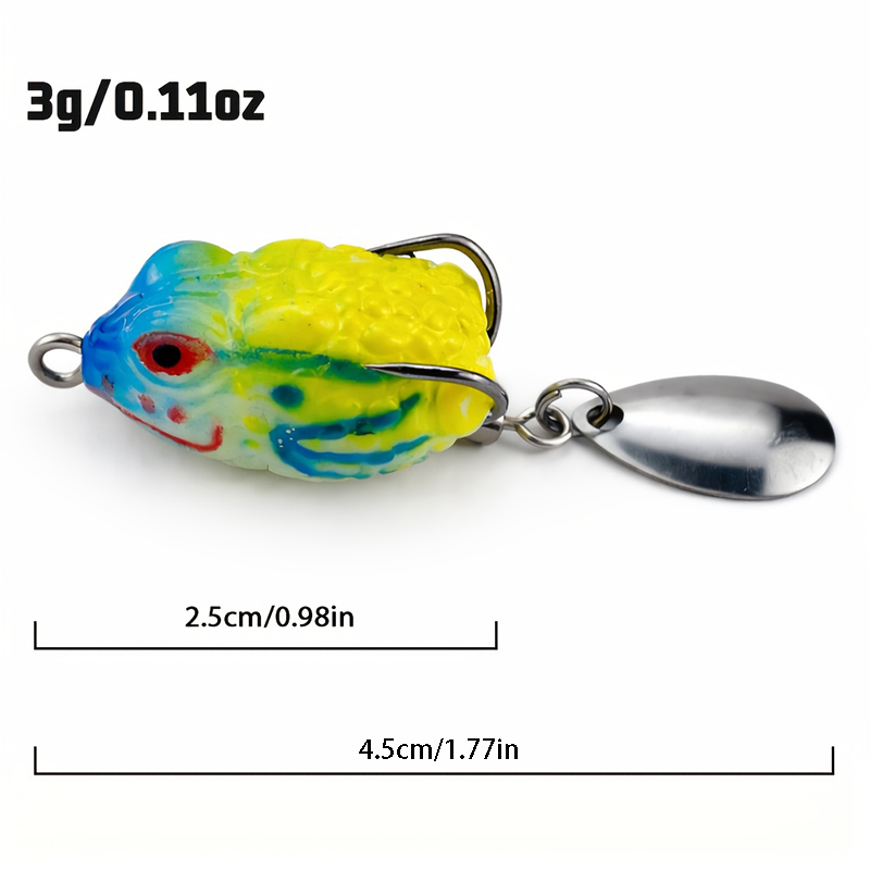 8pcs Topwater Frog Fishing Lur - Fishing Lure Blade Bait recension och pris