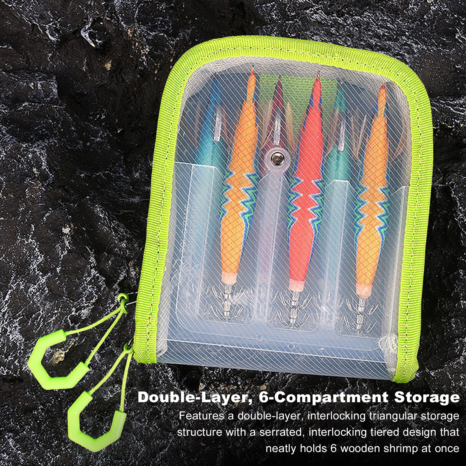 6 Grid Fishing Lure Storage Ba - Fishing Lure Jig recension och pris