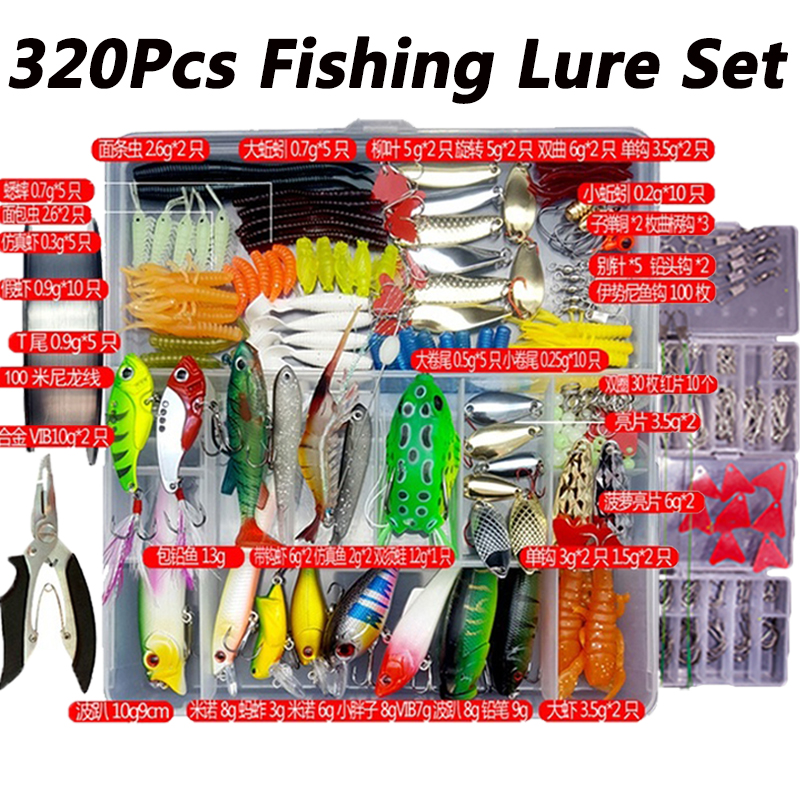 Fishing Lure Kit Soft and Hard - Fishing Lure Crankbait recension och pris