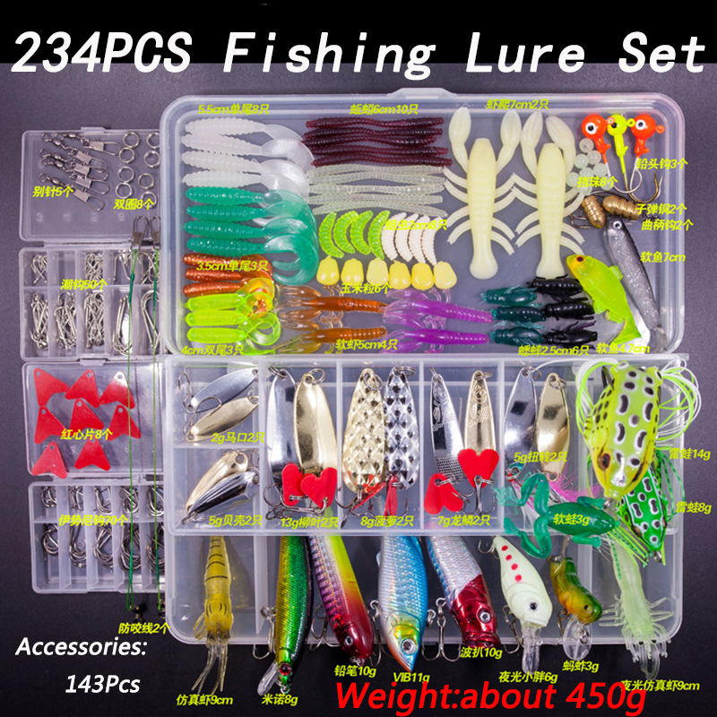Fishing Lure Kit Soft and Hard - Fishing Lure Crankbait recension och pris