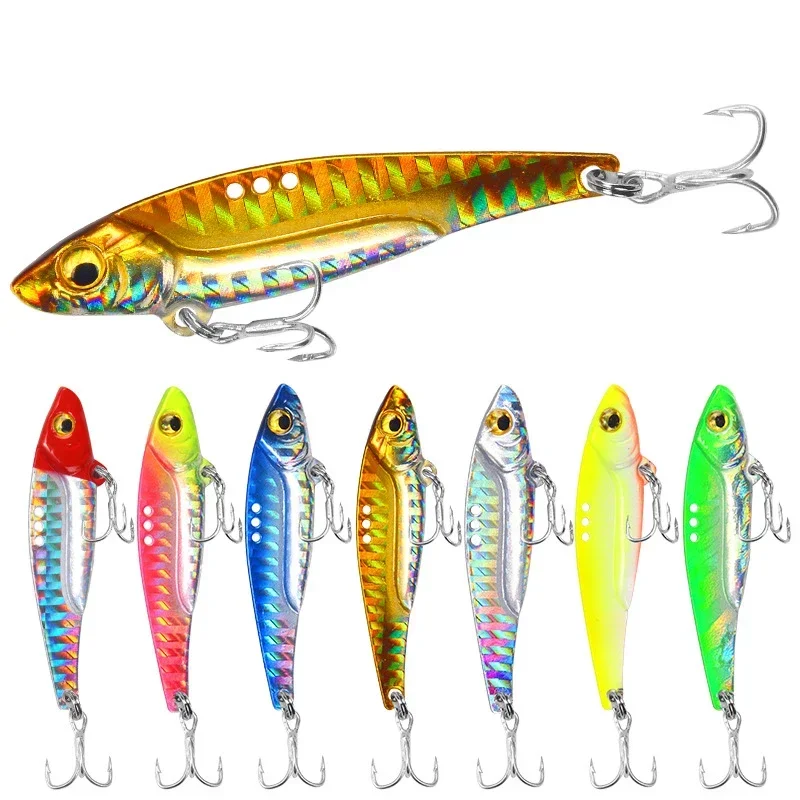 8/13/16/20g 3D Blue Yellow Pin - Fishing Lure Blade Bait recension och pris