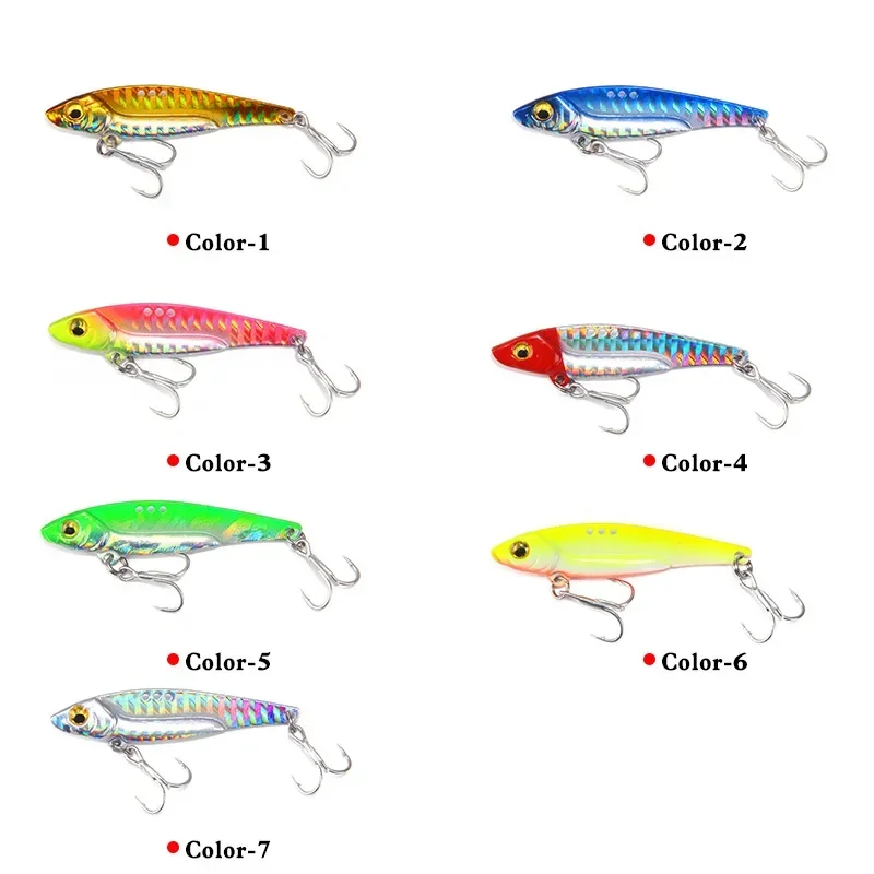 8/13/16/20g 3D Blue Yellow Pin - Fishing Lure Blade Bait recension och pris