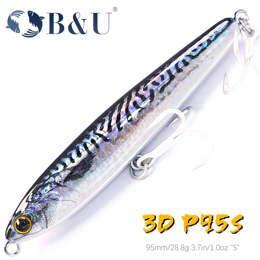 B&U Sinking Pencil Fishing Lur - Fishing Lure Jerkbait recension och pris