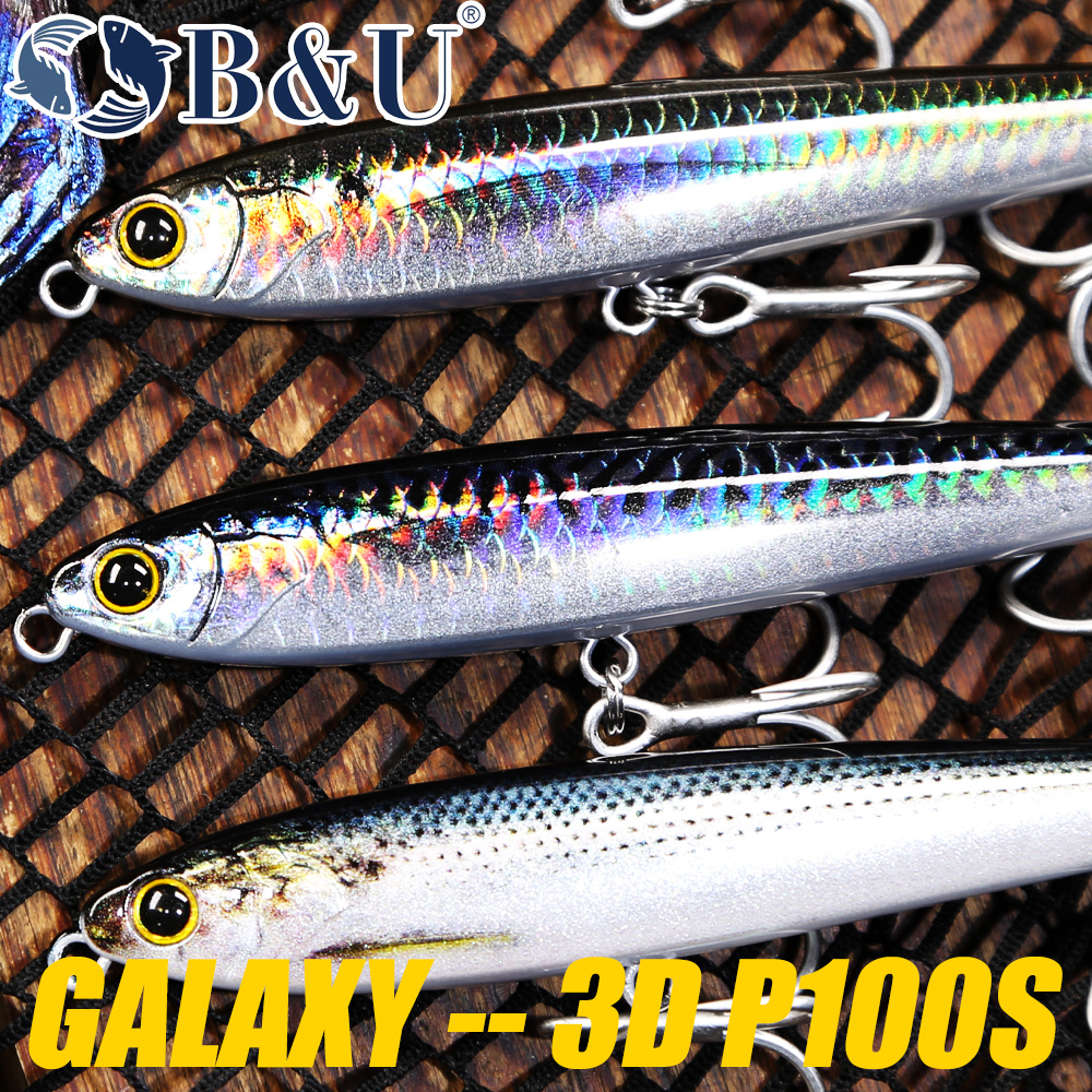 B&U Sinking Pencil Fishing Lur - Fishing Lure Jerkbait recension och pris