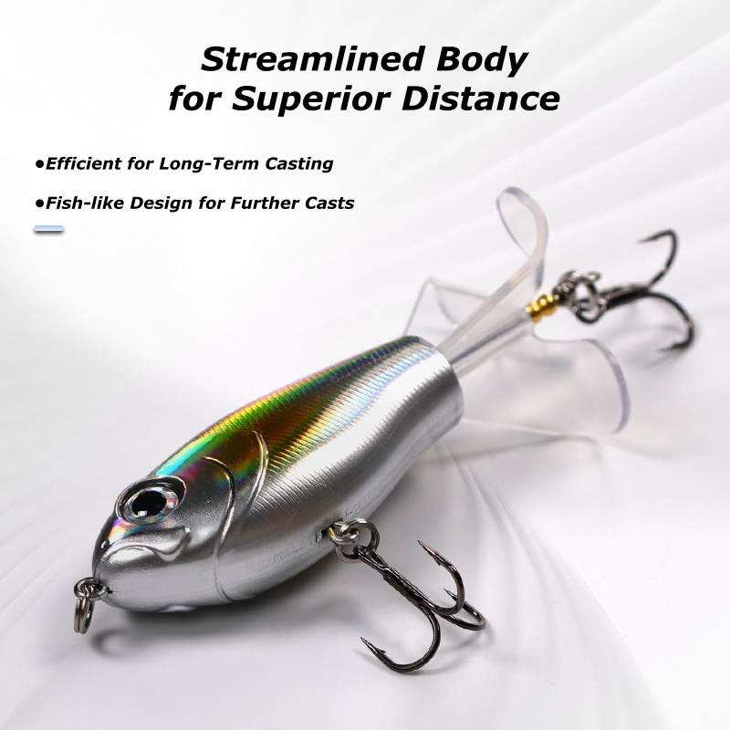 Wondersee 3-Blade Topwater Fis - Fishing Lure Blade Bait recension och pris