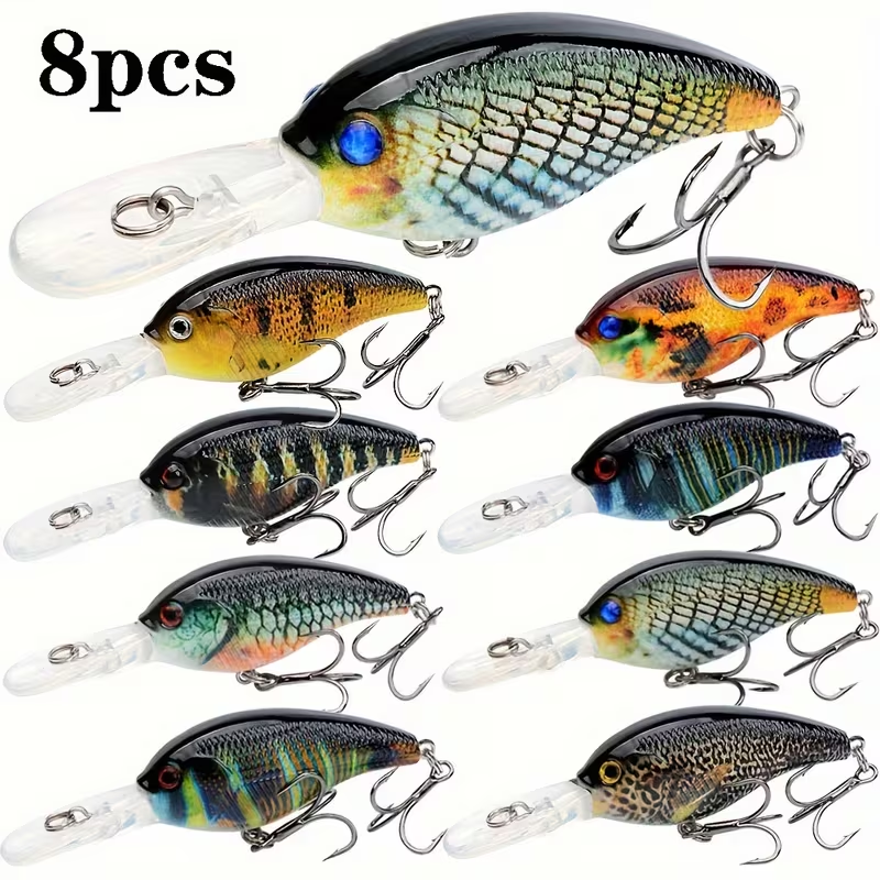 8pcs Jerkbait Minnow ABS Hard  - Fishing Lure Jerkbait recension och pris