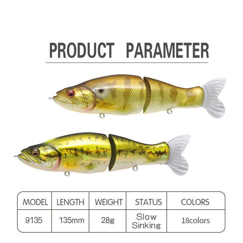 Swimbait Fishing Lure 135mm 31 - Fishing Lure Buzzbait recension och pris
