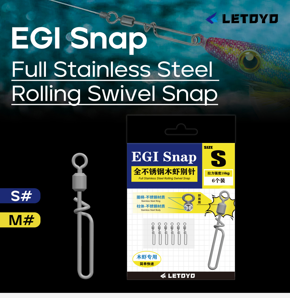 LETOYOFull Stainless Steel Rol - Fishing Lure Jig recension och pris