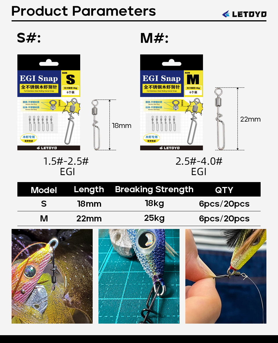 LETOYOFull Stainless Steel Rol - Fishing Lure Jig recension och pris