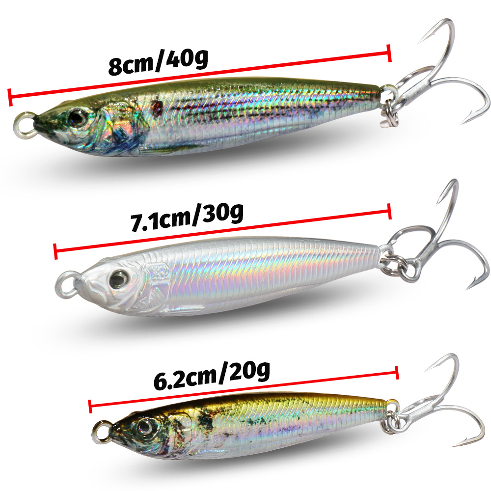 GOBAIT Metal Jig Lure 20g 30g  - Fishing Lure Blade Bait recension och pris
