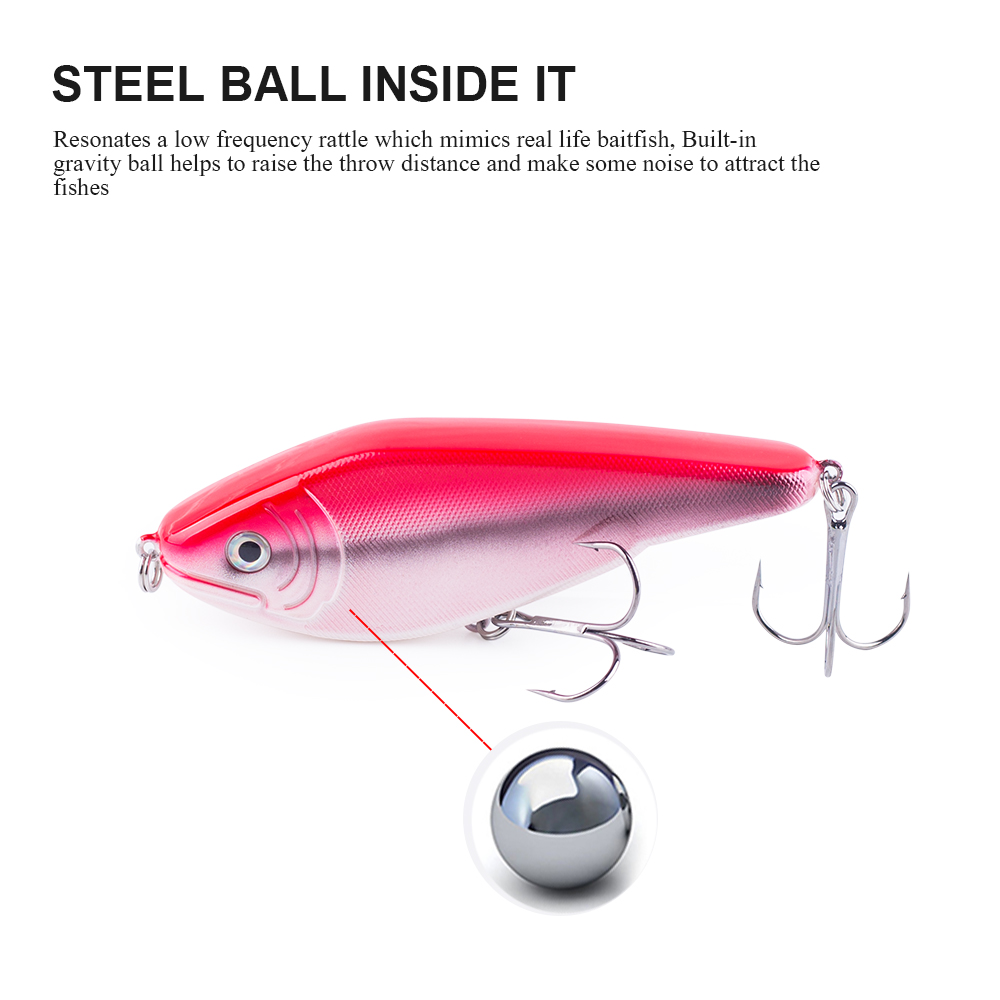 Hanlin NEW Glide Jerkbait 90mm - Fishing Lure Crankbait recension och pris