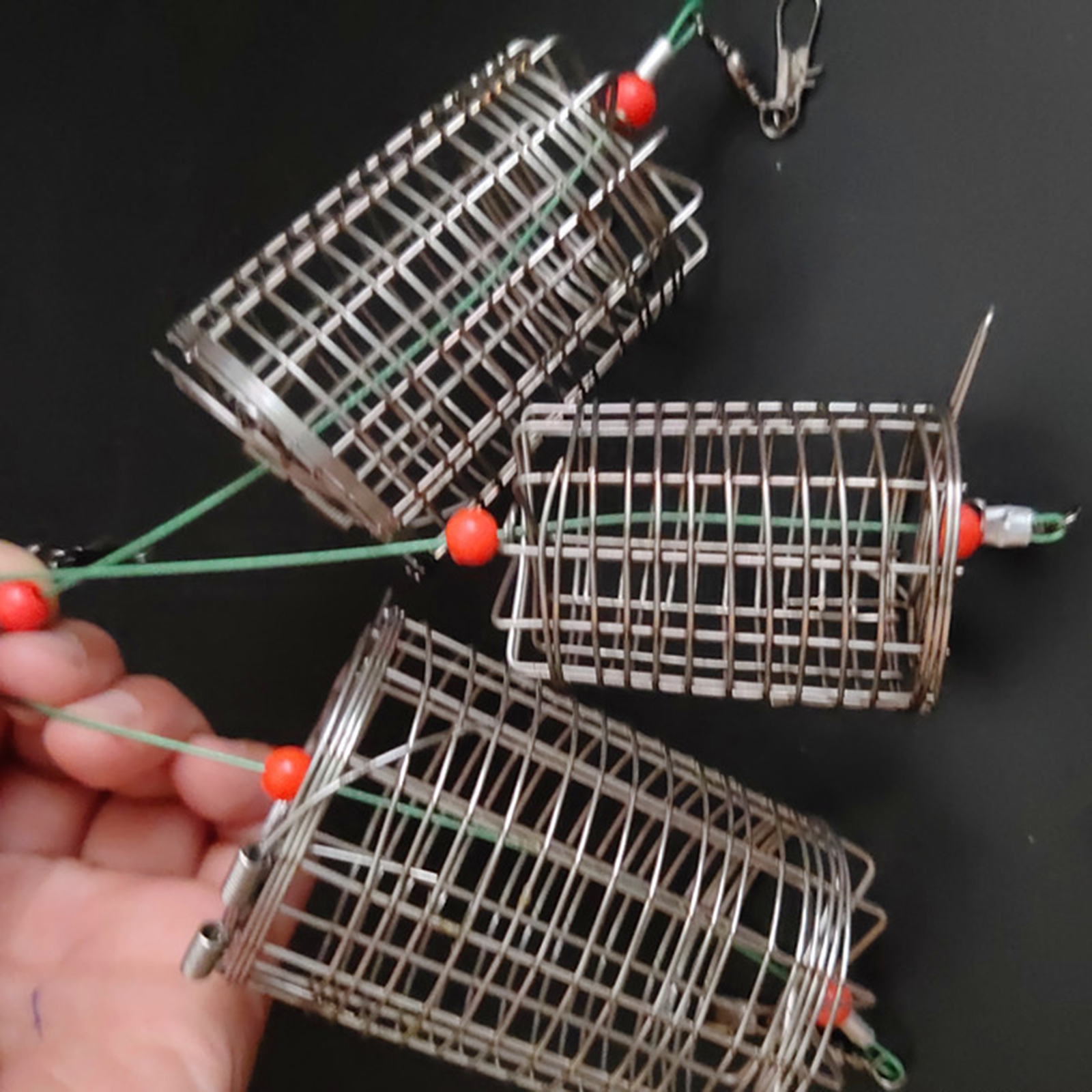 5x Solid Fishing Feeder Cage T - Fishing Lure Topwater recension och pris