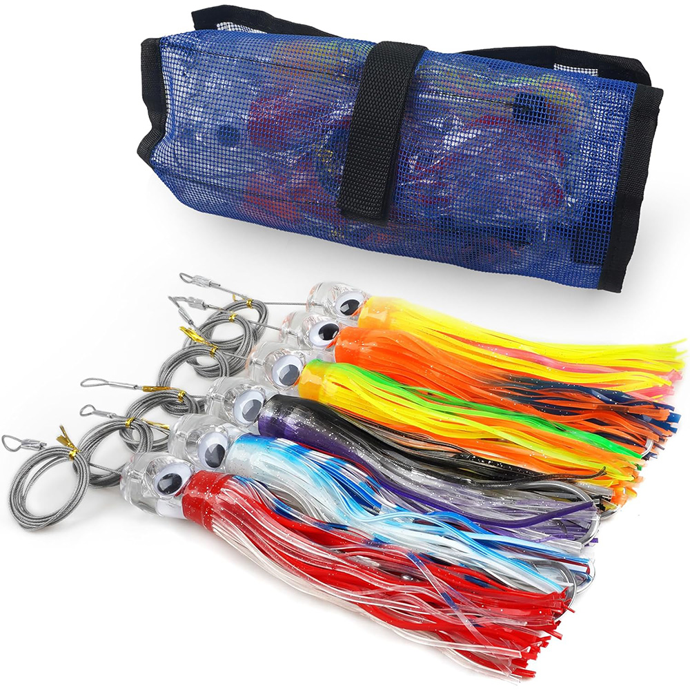 6Pcs Saltwater Tolling Lures S - Fishing Lure Buzzbait recension och pris