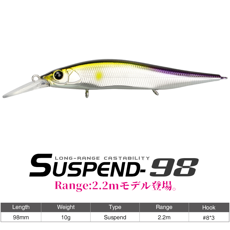 TSURINOYA  Suspending Minnow J - Fishing Lure Jerkbait recension och pris