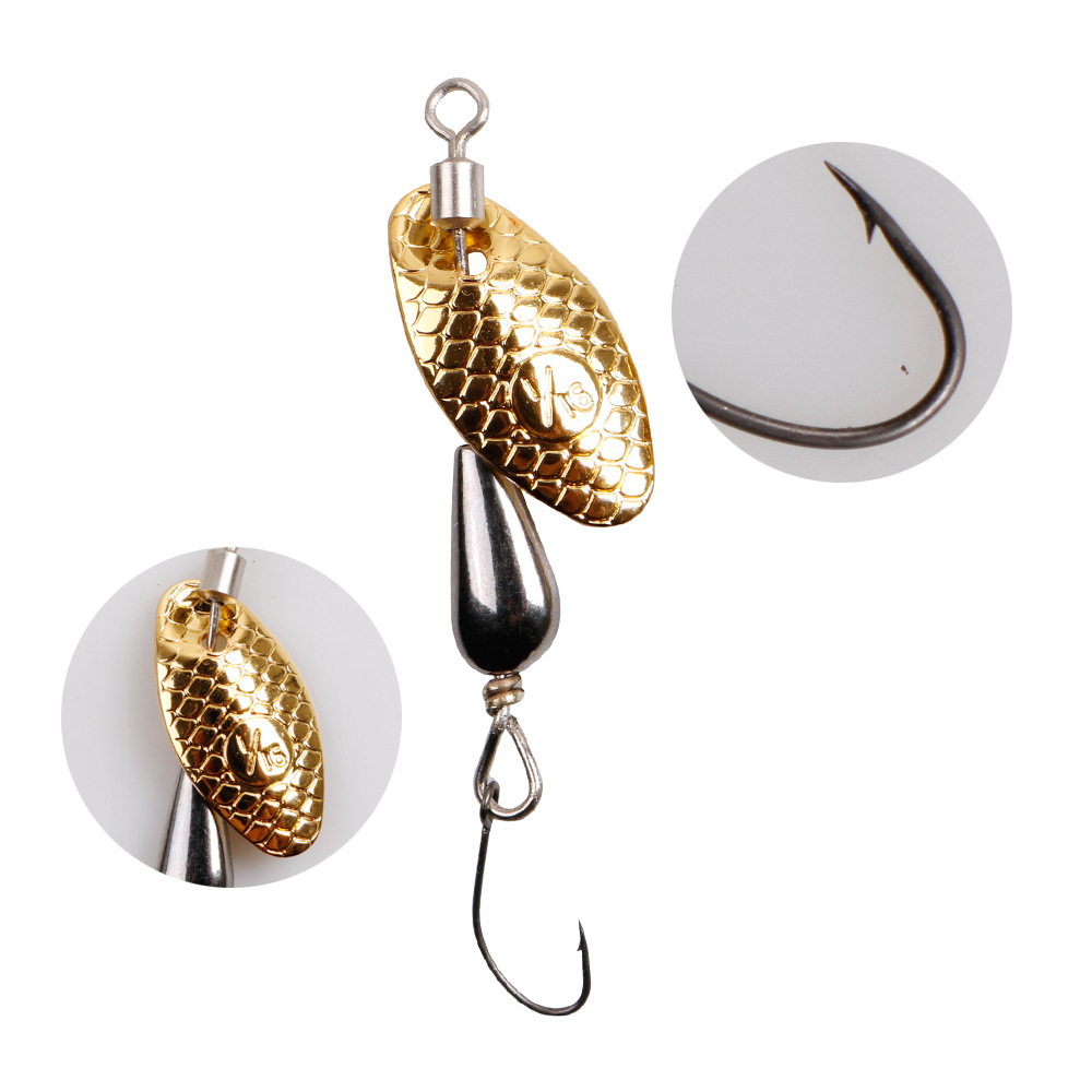 2Pcs Spinner Spoon Metal Bait  - Fishing Lure Swimbait recension och pris