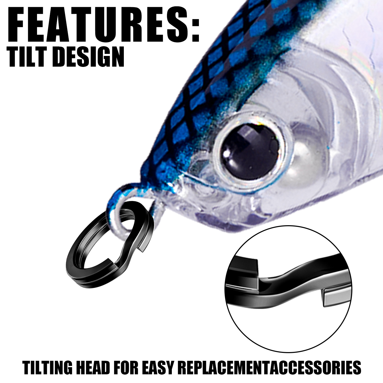 100pcs Fishing Split Rings Sta - Fishing Lure Making Kit recension och pris