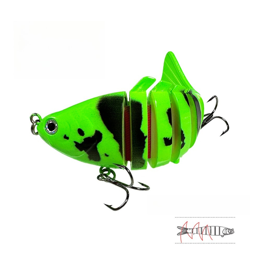 1pc Multi-segment Hard Lure 10 - Fishing Lure Popper recension och pris