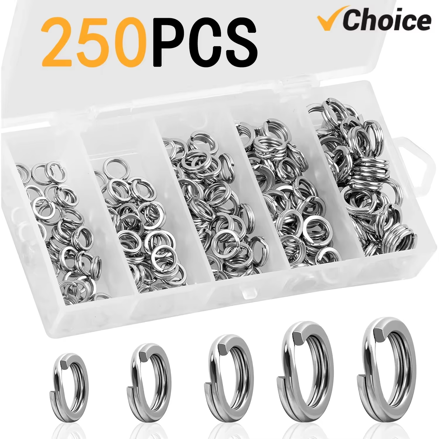 5 Size Stainless Steel Fishing - Fishing Lure Box recension och pris