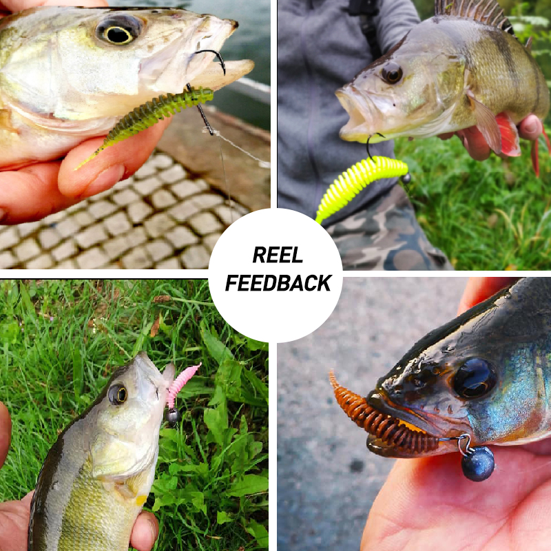 ESFISHING Fishing Tiny Worm Ba - Fishing Lure Soft Plastic recension och pris