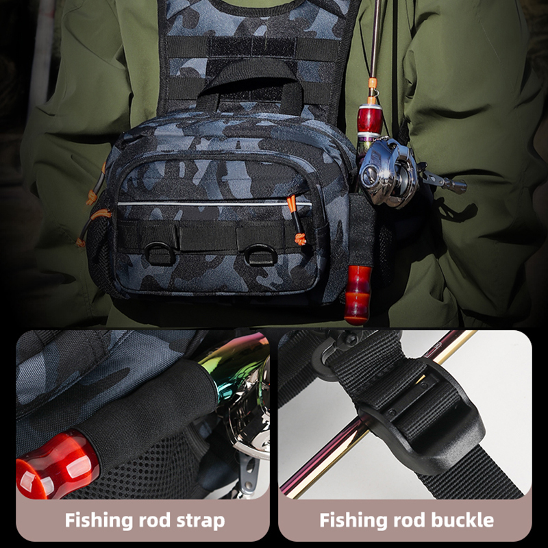 Men Chest Bag Tactical Fishing - Fishing Lure Box recension och pris